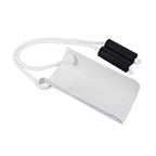 pådragare för strumpor. Påtagare för strumpor och sockor med vita band och svarta handtag