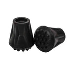 Doppsko gummi för käpp svart 25 mm