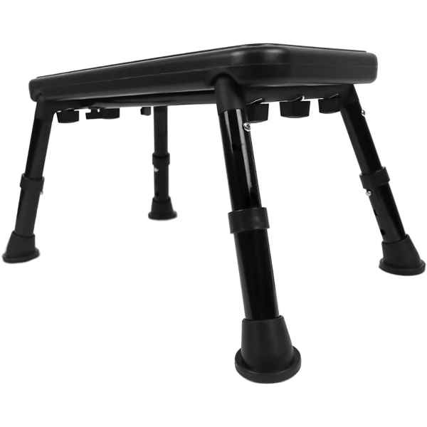 Badkarspall a black stool with four legs