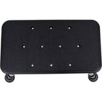 Badkarspall a black step stool with small holes