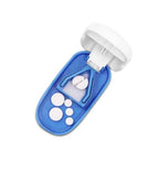 Tablettdelare a blue pill container with white pills