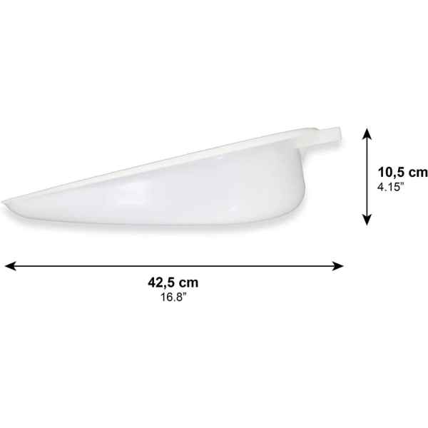 Sängbäcken a measuring cup with measurements