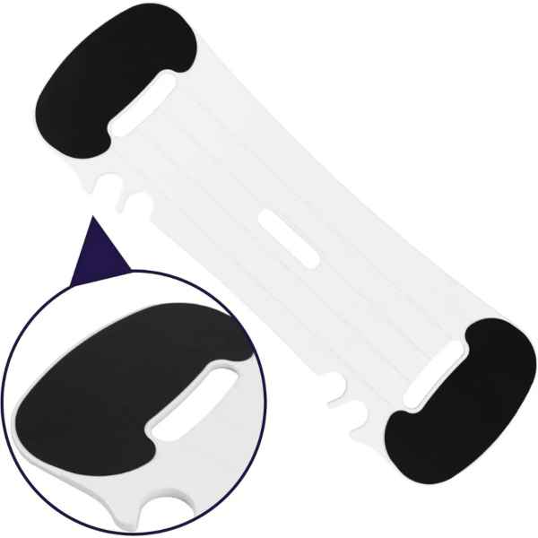 Glidtavla för överflyttning a white and black plastic object