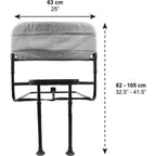 Sänggrind a chair with height measurement