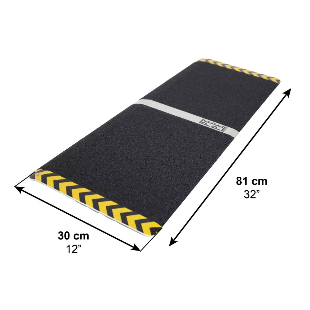 rullstolsramp mått 30 x 81 cm med lutning