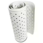 Duschmatta 97 x 35 cm Rullad halkfri duschmatta i vit färg