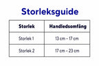 Ligaflex Pro handledsortos storlek 2 storleksguide mörkgrå