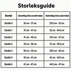 Knäskydd GenuPro Comfort storlek 6 storleksguide med mått