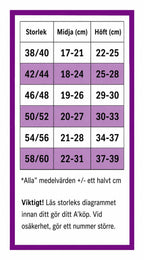 Svart Stödstrumpa Office Skinlife storlek 48 49 med kompressionsklass 1