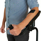 Krycka underarmsstöd vänster a person with a device on their arm