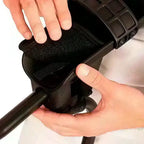 Krycka underarmsstöd vänster Justering av vadderad underarmsrem på ergonomisk krycka.