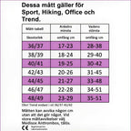 Stödstrumpa OFFICE Skinlife svart 38 till 39 måttguide med ankelomfång 18–24 cm och vadomfång 29–40 cm