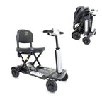 Promenadskoter vikbar för vuxna - Permobil PEPE i vit och svart färg