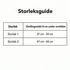 Ortos för tennisarmbåge 22–26 cm Ortos för tennisarmbåge storleksguide med måttabell