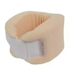 Halskrage mjuk skum 40 Halskrage mjuk skum beige 40×9 cm med kardborre, frontvy