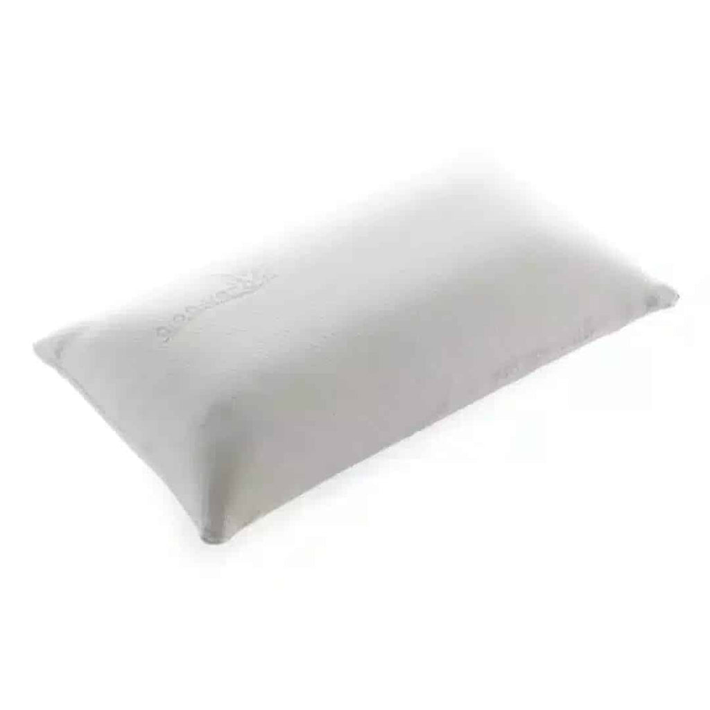 Ergonomisk minnesskumkudde med aloe vera överdrag med slät och mjuk yta som erbjuder hög sovkomfort.
