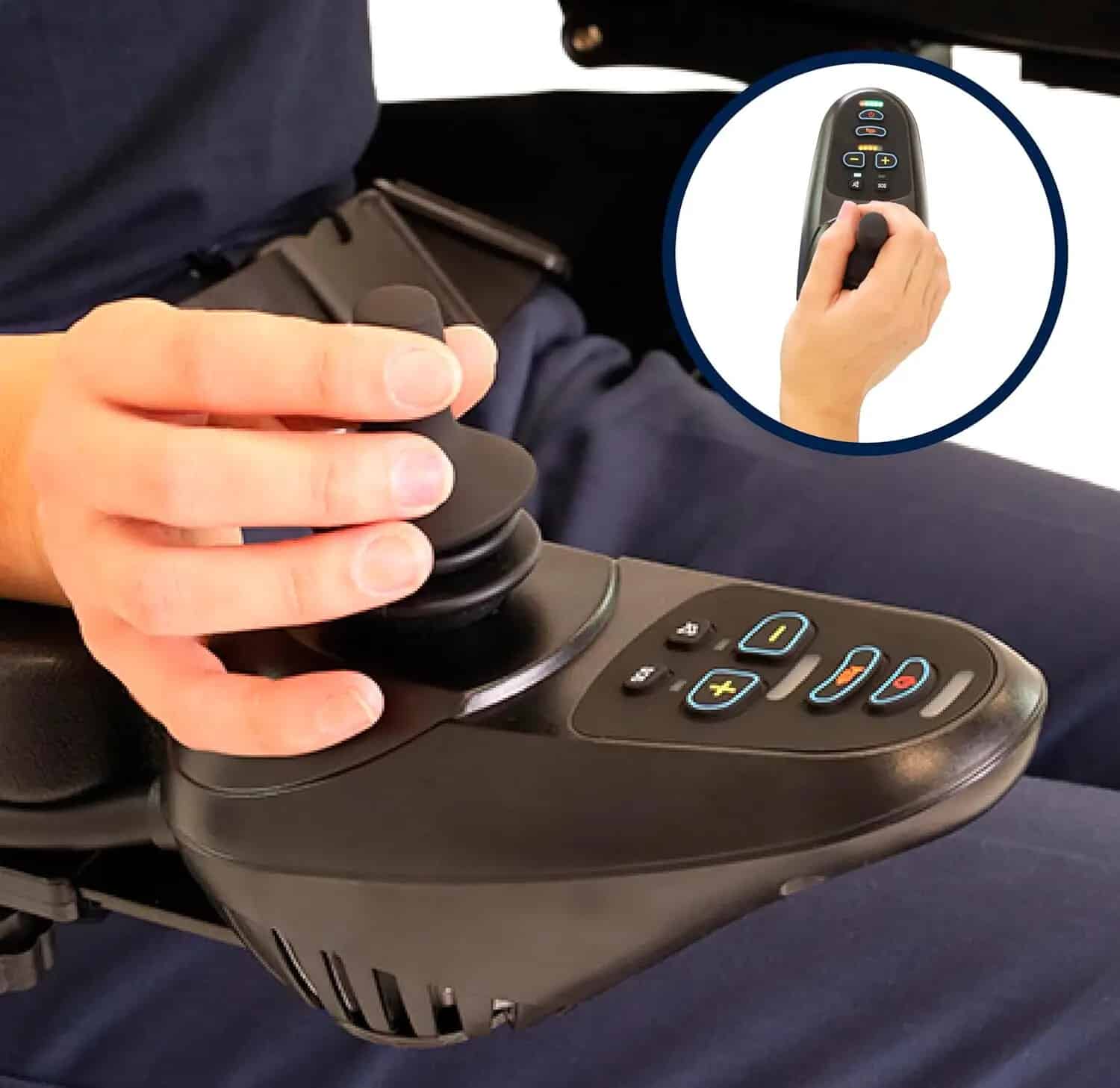 Elektrisk rullstol K10075 joystick med kontrollpanel