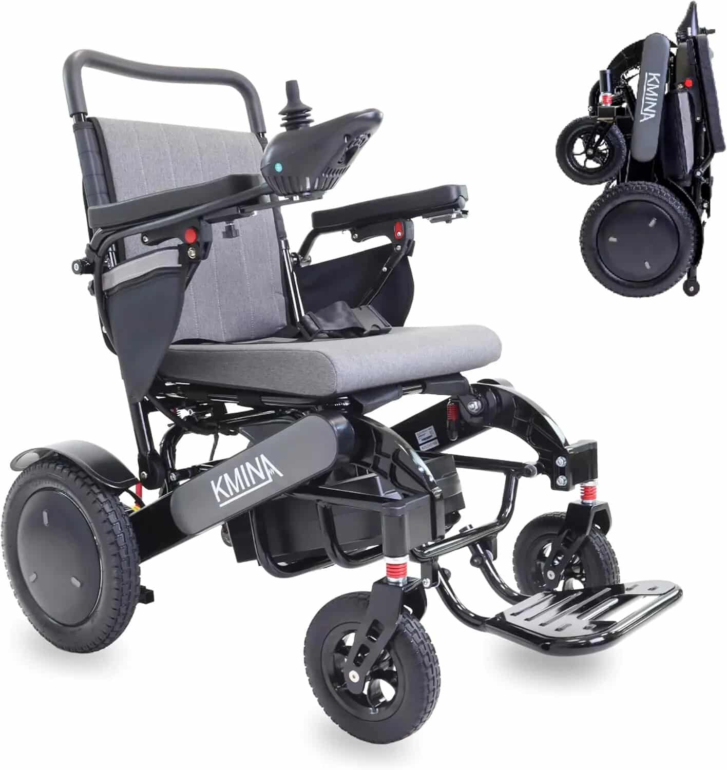 Elektrisk rullstol K10075 hopfällbar konstruktion i aluminium