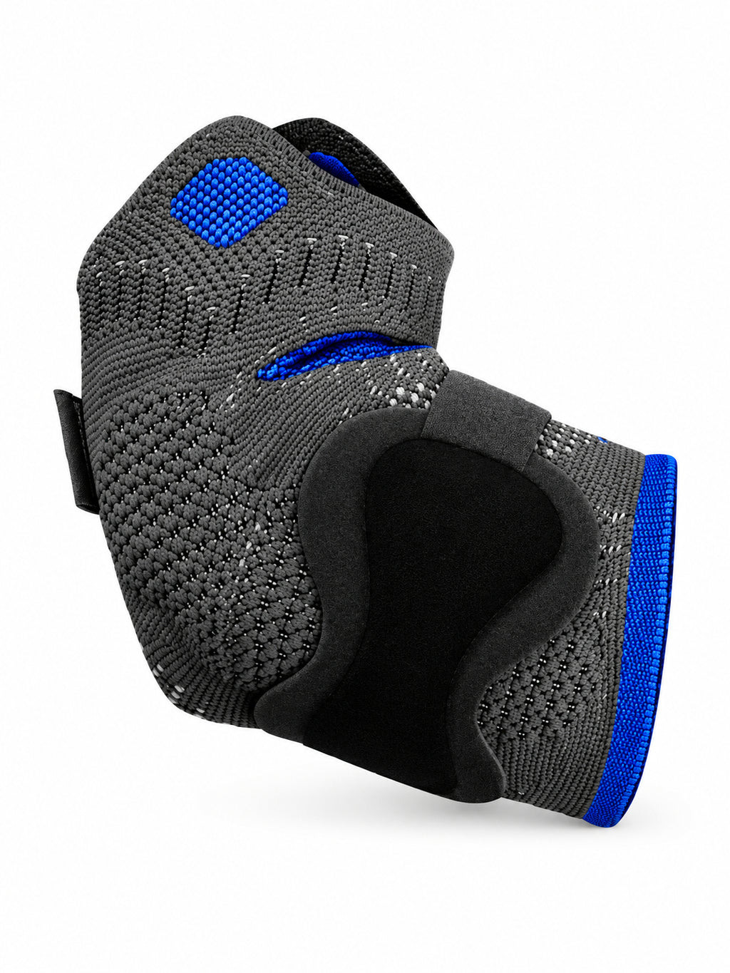 Armbågsstöd Silistab Epi för lindring av tennisarmbåge med anatomiska inlägg och justerbar spännrem.