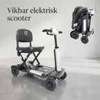 Vikbar promenadskoter PEPE med hopfällbar design och justerbart styre.