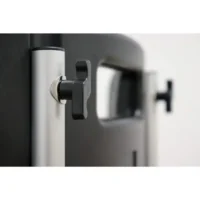 a close-up of a door handle