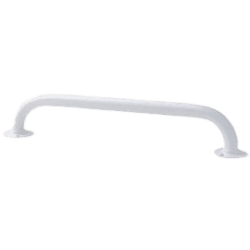 Stödhandtag 40 cm. a white metal bar on a black background