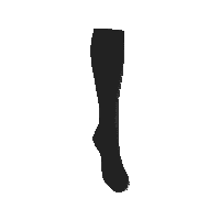 Support stocking COMFORT-38-39. Support stocking COMFORT-40-41.Support stocking extra leg width in black color for better blood circulation and comfort