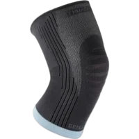 GenuAction Knee Support 2 Black knee pad with blue edge in exposed product image