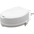 a white toilet with a lid