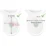 a comparison of a toilet with a measurement