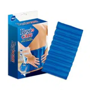 Large cold and heat compress in blue gel, ideal for back, thighs and stomach for cold and heat therapy.