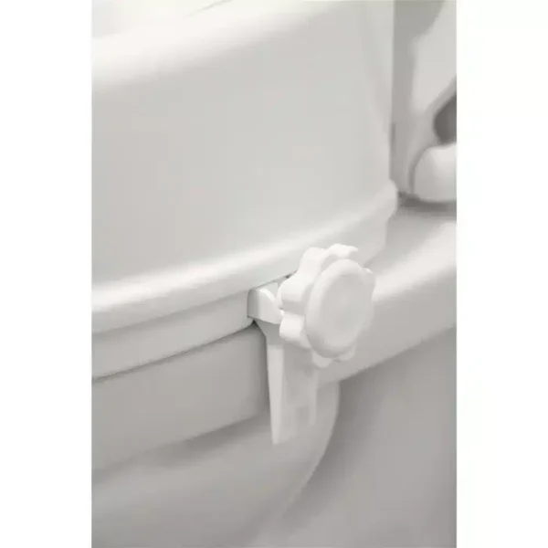 Close-up of side bracket on toilet seat with Lid 10 cm