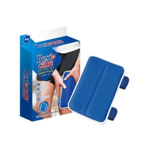 a blue ice pack in a box