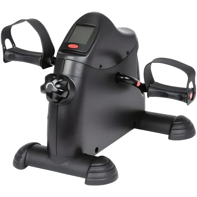 Arm- och bentränare – kompakt design Arm- och bentränare i svart färg med motståndsvred och digital display.