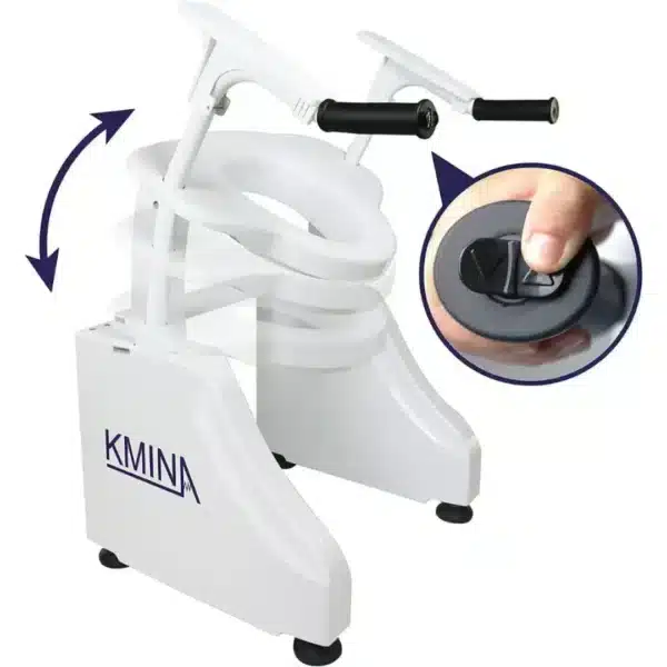 Control button for electric toilet lift for independent living