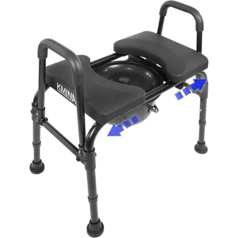 Justerbar Toalettstol 3 i 1 med höjdjusterbara ben Justerbar Toalettstol 3 i 1 med höjdjusterbara ben