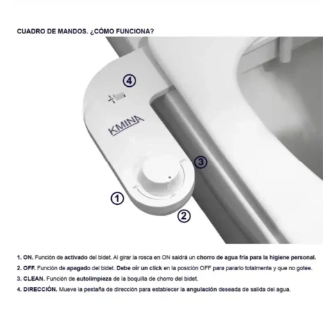 Bruksanvisning hygienmunstycke toalett Instruktioner för installation av hygienmunstycke med bidéfunktion till toalett