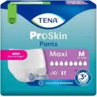 Förpackning av TENA ProSkin Pants Maxi M med inkontinenstrosor för medel till svårt läckage
