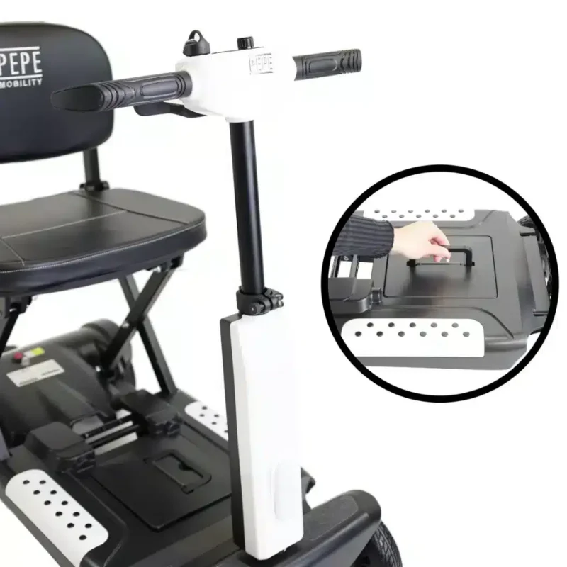 Intuitiv styrning – framåt och bakåt Reglage för framåt- och bakåtkörning på elscooter