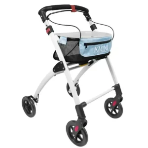 a walker with a basket on it