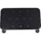 Badkarspall a black step stool with small holes