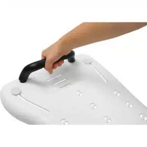 a hand holding a white board