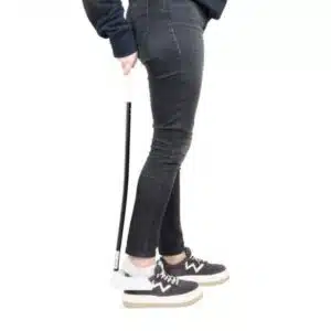 a person holding a golf club