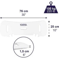 a white object with a measuring tape