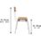 a chair with measurements