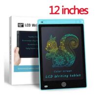 LCD drawing tablet 12 inches with color screen and push button for erasing