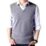 a man wearing a grey vest