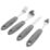 a spoon fork and knife