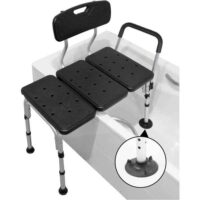 a bathtub chair with a seat