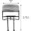 a chair with height measurement